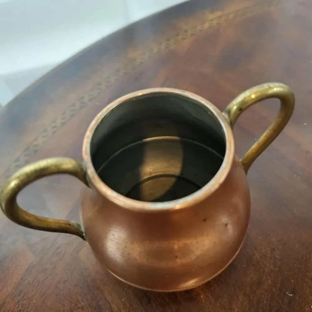 Vintage 1950s/60s Copper & Brass Vessel – Made in Japan